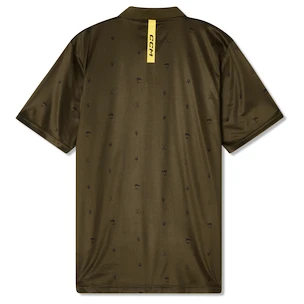 Koszulka dziecięca CCM  Polo Print Khaki Green