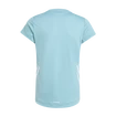 Koszulka dziewczęca adidas Aeroready 3-Stripes Tee Mint Ton