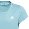 Koszulka dziewczęca adidas Aeroready 3-Stripes Tee Mint Ton