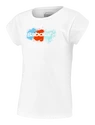 Koszulka dziewczęca Babolat  Exercise Cotton Tee Girl White
