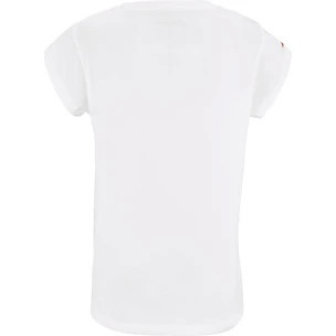 Koszulka dziewczęca Babolat  Exercise Cotton Tee Girl White