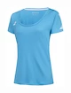 Koszulka dziewczęca Babolat  Play Cap Sleeve Top Girl Cyan Blue