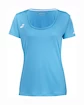 Koszulka dziewczęca Babolat  Play Cap Sleeve Top Girl Cyan Blue