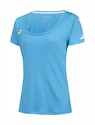 Koszulka dziewczęca Babolat  Play Cap Sleeve Top Girl Cyan Blue