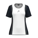 Koszulka dziewczęca Head  CLUB 25 Tech T-Shirt Girls Navy/White
