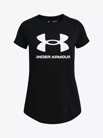 Koszulka dziewczęca Under Armour Live Sportstyle Graphic SS-BLK