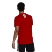 Koszulka męska adidas Aeroready 3-Stripes Back Tee Scarlet