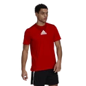 Koszulka męska adidas Aeroready 3-Stripes Back Tee Scarlet