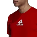 Koszulka męska adidas Aeroready 3-Stripes Back Tee Scarlet