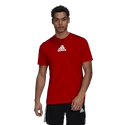 Koszulka męska adidas Aeroready 3-Stripes Back Tee Scarlet