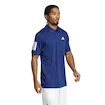 Koszulka męska adidas  Club 3 Stripes Polo Dark Blue