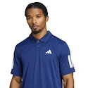 Koszulka męska adidas  Club 3 Stripes Polo Dark Blue
