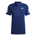Koszulka męska adidas  Club 3 Stripes Polo Dark Blue