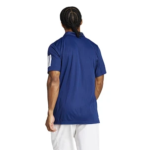 Koszulka męska adidas  Club 3 Stripes Polo Dark Blue