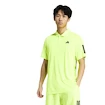 Koszulka męska adidas  Club 3 Stripes Polo Lucid Lemon