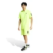 Koszulka męska adidas  Club 3 Stripes Polo Lucid Lemon