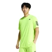 Koszulka męska adidas  Club 3 Stripes Tee Lucid Lemon