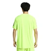 Koszulka męska adidas  Club 3 Stripes Tee Lucid Lemon