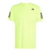 Koszulka męska adidas  Club 3 Stripes Tee Lucid Lemon
