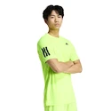 Koszulka męska adidas  Club 3 Stripes Tee Lucid Lemon