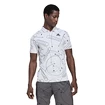 Koszulka męska adidas  Club Graphic Polo White