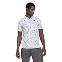 Koszulka męska adidas  Club Graphic Polo White