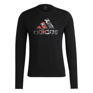Koszulka męska adidas  Fast Graphic LS Tee Black