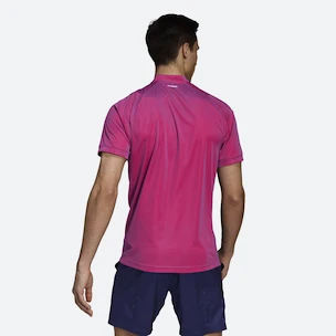 Koszulka męska adidas  Freelift Polo Primeblue Scarlet