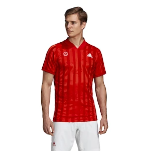 Koszulka męska adidas  Freelift Tee Aeroready Scarlet