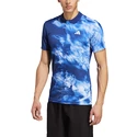 Koszulka męska adidas  Melbourne Tennis HEAT.RDY FreeLift Polo Shirt Blue