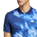 Koszulka męska adidas  Melbourne Tennis HEAT.RDY FreeLift Polo Shirt Blue