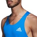 Koszulka męska adidas Own The Run Singlet Blue Rush