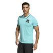 Koszulka męska adidas  Paris Freelift Polo Aqua