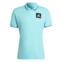 Koszulka męska adidas  Paris Freelift Polo Aqua