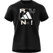 Koszulka męska adidas  Performance Run Logo 1 Black