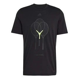 Koszulka męska adidas Rackets Graphic Tee Black