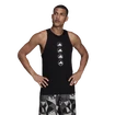 Koszulka męska adidas  Run Logo Tank Black