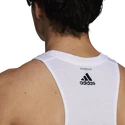 Koszulka męska adidas  Run Logo Tank White