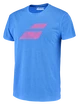 Koszulka męska Babolat  Exercise Big Flag Tee Men French Blue