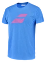 Koszulka męska Babolat  Exercise Big Flag Tee Men French Blue