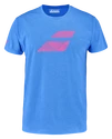 Koszulka męska Babolat  Exercise Big Flag Tee Men French Blue