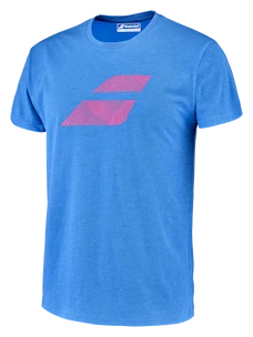Koszulka męska Babolat  Exercise Big Flag Tee Men French Blue