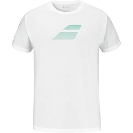 Koszulka męska Babolat Exercise Big Flag Tee Men White