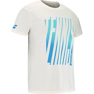 Koszulka męska Babolat  Exercise Message Tee Men Cannoli Cream