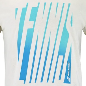 Koszulka męska Babolat  Exercise Message Tee Men Cannoli Cream