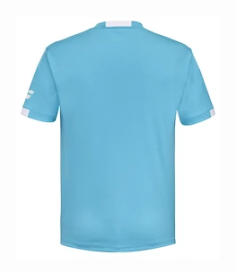 Koszulka męska Babolat  Play Crew Neck Tee Men Cyan Blue
