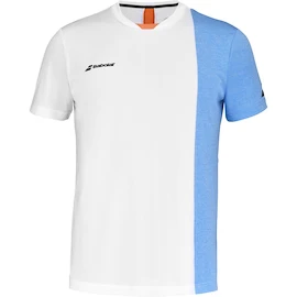 Koszulka męska Babolat Play Crew Neck Tee Men White/Blue