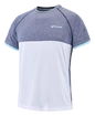 Koszulka męska Babolat  Play Crew Neck Tee Men White/Blue Heather