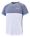 Koszulka męska Babolat  Play Crew Neck Tee Men White/Blue Heather