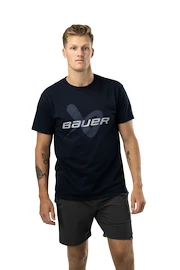 Koszulka męska Bauer Core SS Lockup Tee Navy
